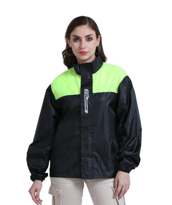 Asmi Ladies Riding Jacket V3.0(Black & Grey) - Image 4