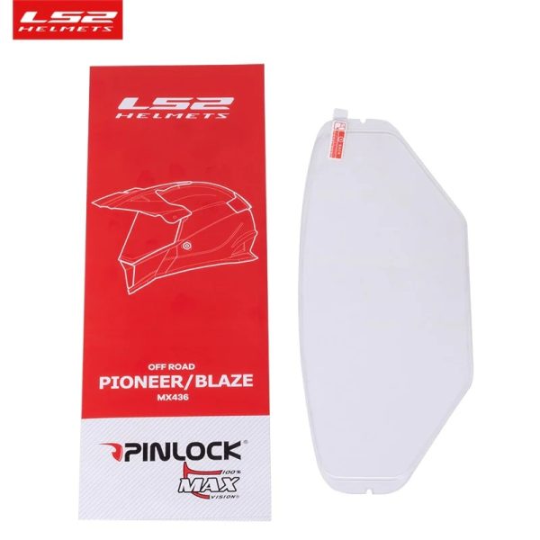 LS2 SPARE PINLOCK 70 MAX VISION ANTIFOG CLEAR LENS FF323/FF327 - Image 3