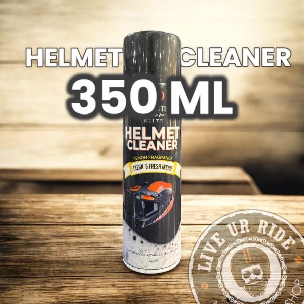 Helmet Cleaner Spray Interior & Exterior Cleaner Fresh Inside Anti Bacterial Helmet Shine 350 ml - Image 3